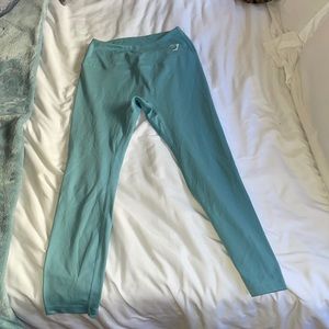 Gymshark cropped blue leggings